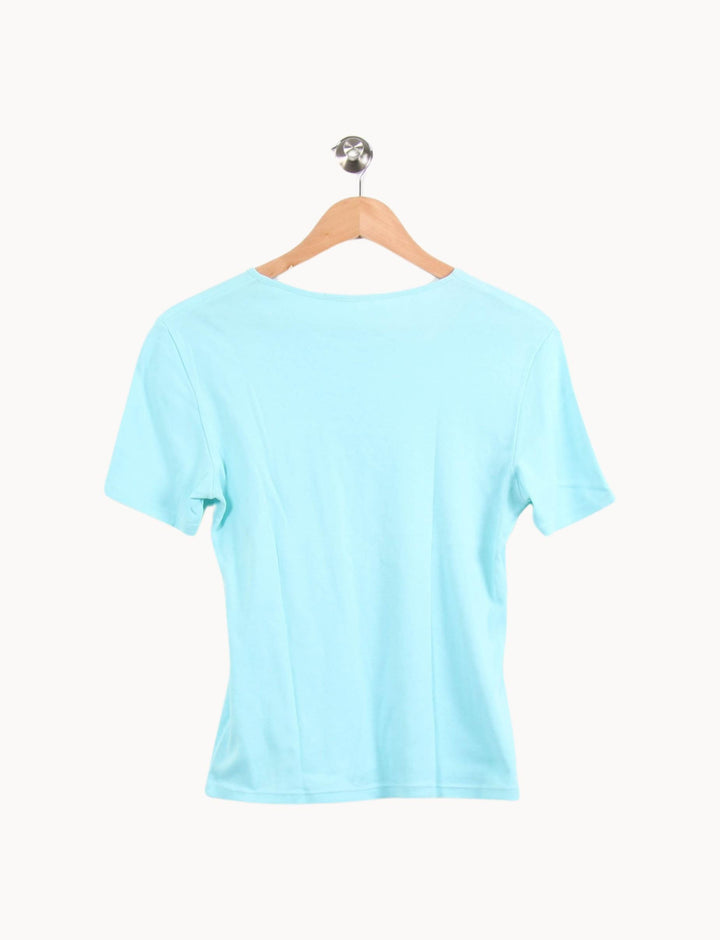 Tee-shirt Bleu - Taille L/40 de la marque Gerard Darel | PARAD61271 - Vendu par Paradigme - Image 4
