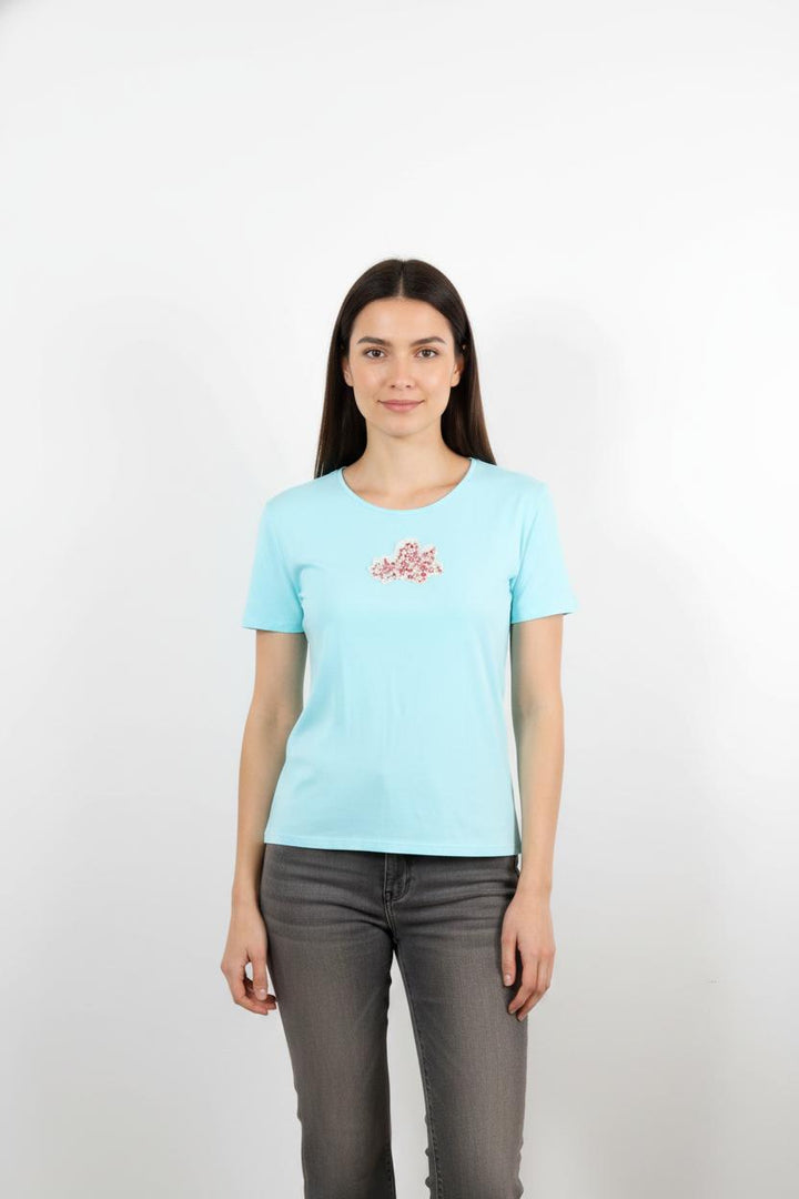Tee-shirt Bleu - Taille L/40
