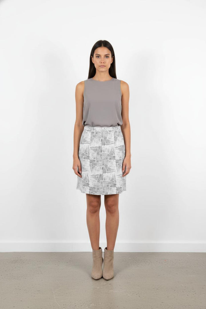 Jupe Blanche et Noire - Taille L/40