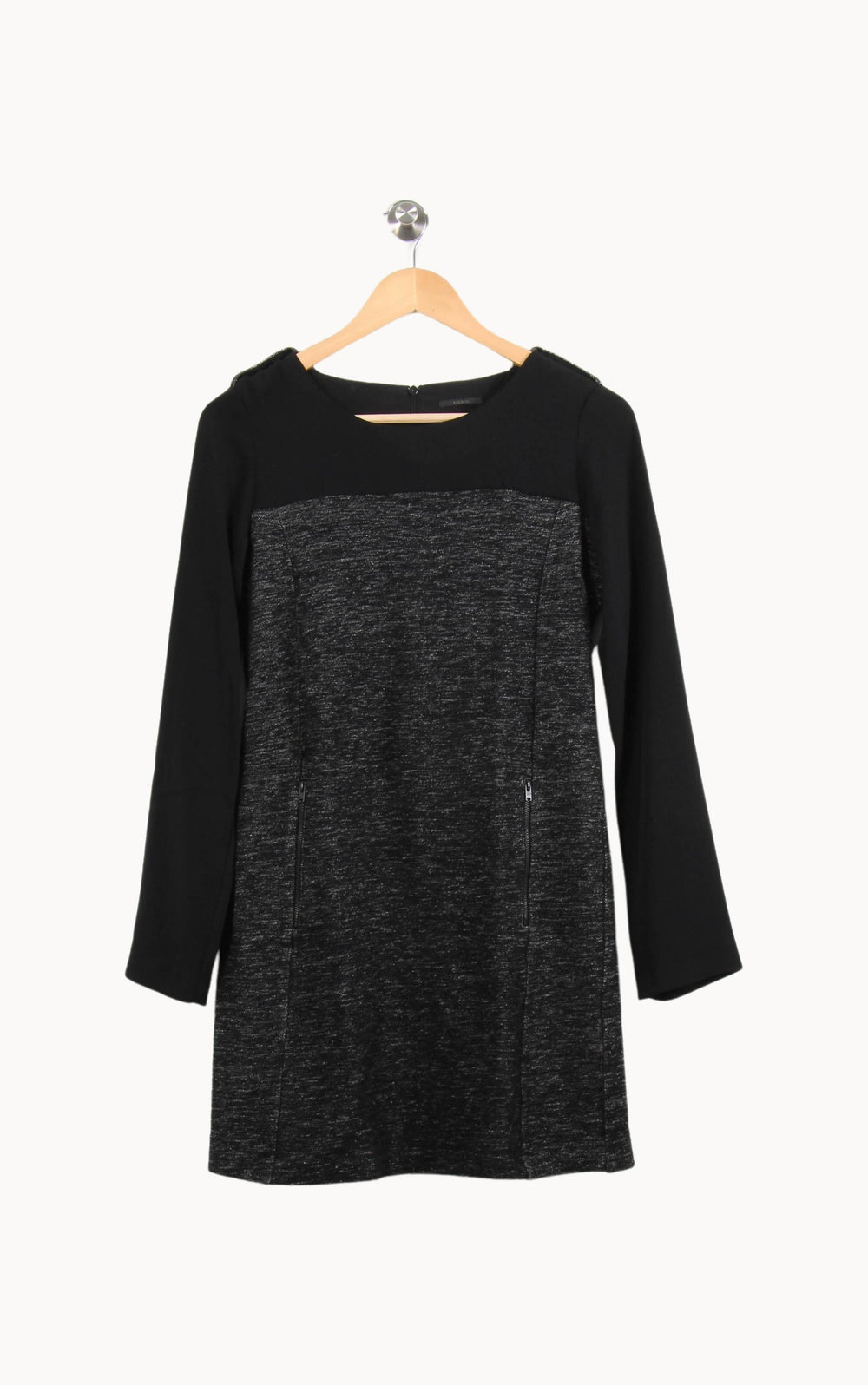 Robe Courte Noire - Taille M/38 de la marque IKKS | PARAD61292 - Vendu par Paradigme - Image 2
