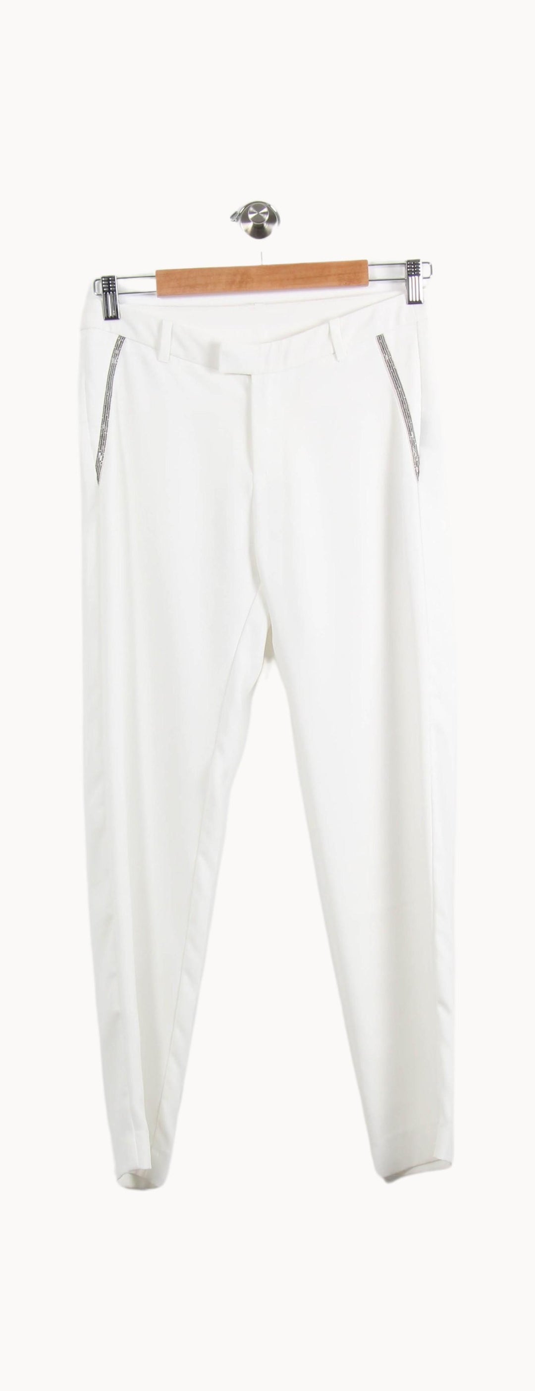 Pantalon Blanc - Taille S/36 de la marque IKKS | PARAD61302 - Vendu par Paradigme - Image 2