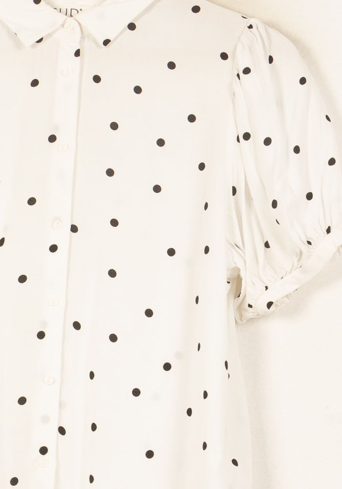 Chemise Blanche et Noire - Taille S/36 de la marque Sud express | PARAD61305 - Vendu par Paradigme - Image 3