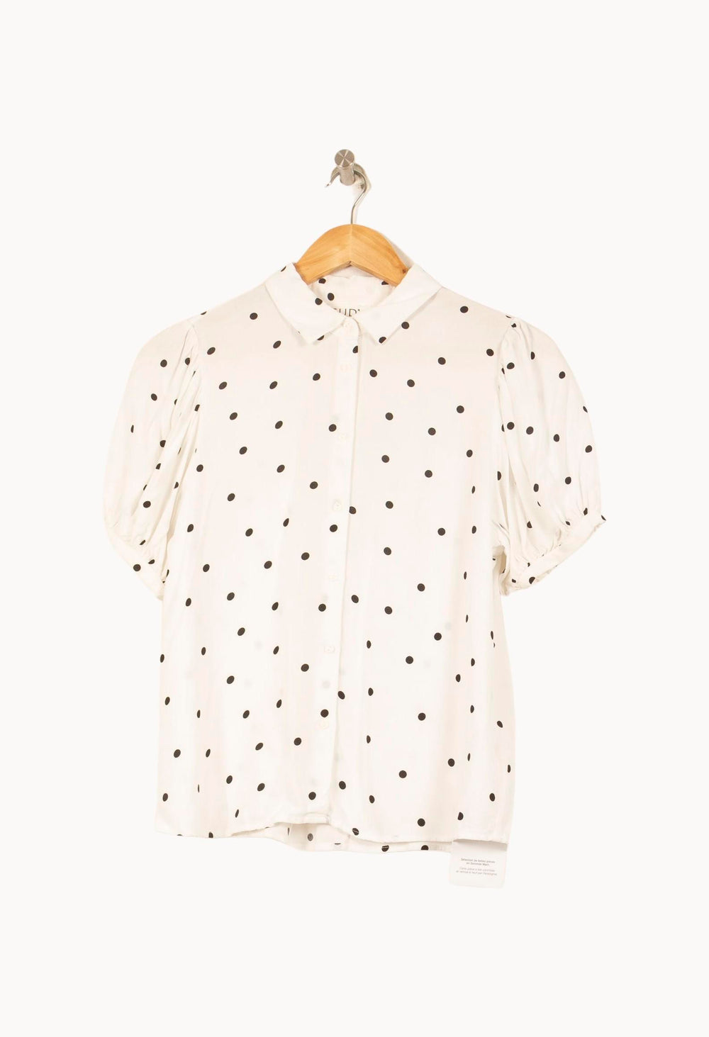 Chemise Blanche et Noire - Taille S/36 de la marque Sud express | PARAD61305 - Vendu par Paradigme - Image 2