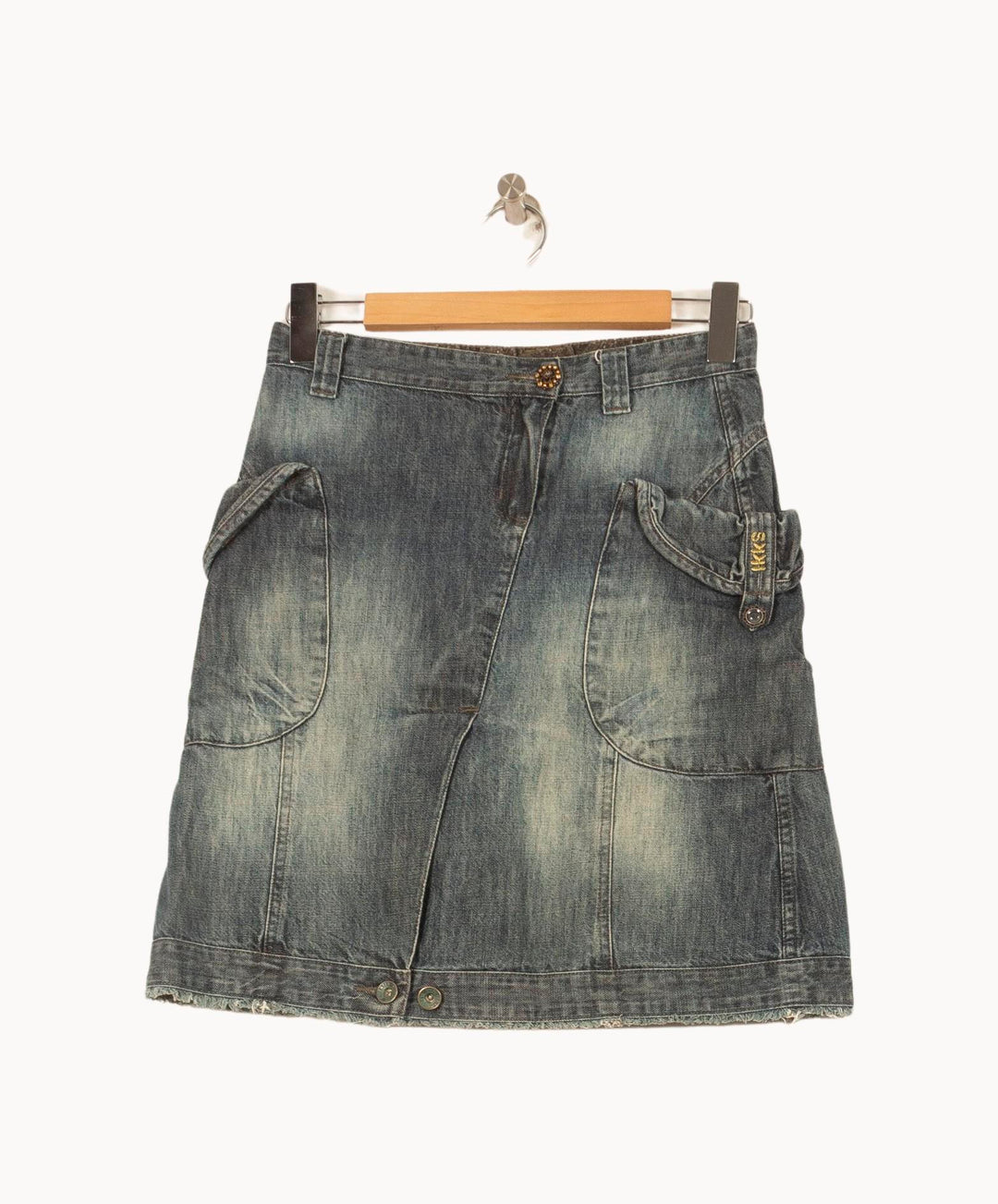 Jupe Midi Bleu - Taille S/36 de la marque IKKS | PARAD61306 - Vendu par Paradigme - Image 2