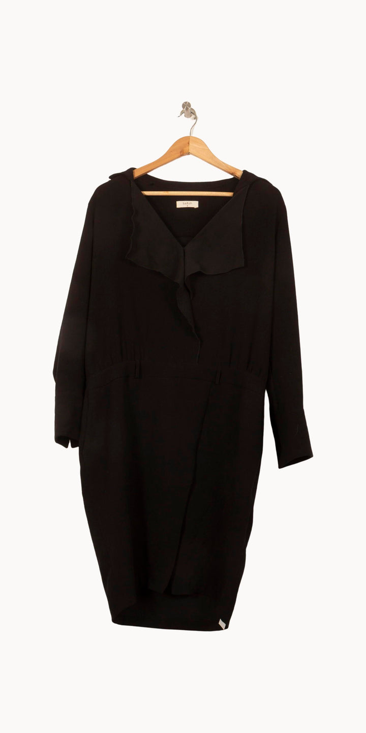 Robe Midi Noire - Taille L/40 de la marque ba&sh | PARAD61309 - Vendu par Paradigme - Image 2