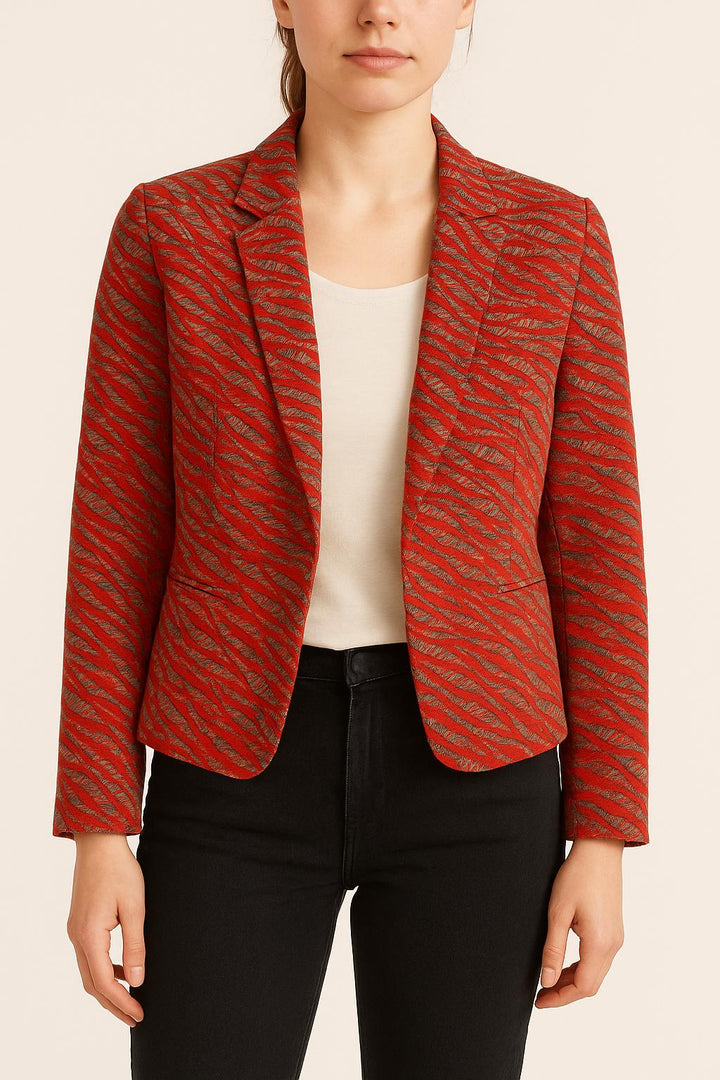 Veste Rouge et Noire - Taille S/36 de la marque One Step | PARAD61311 - Vendu par Paradigme - Image 1