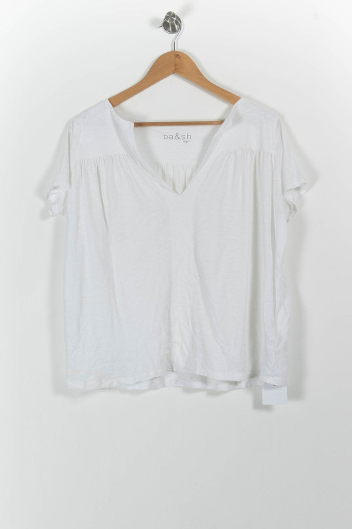 Blouse Blanche - Taille S/36 de la marque ba&sh | PARAD61314 - Vendu par Paradigme - Image 2