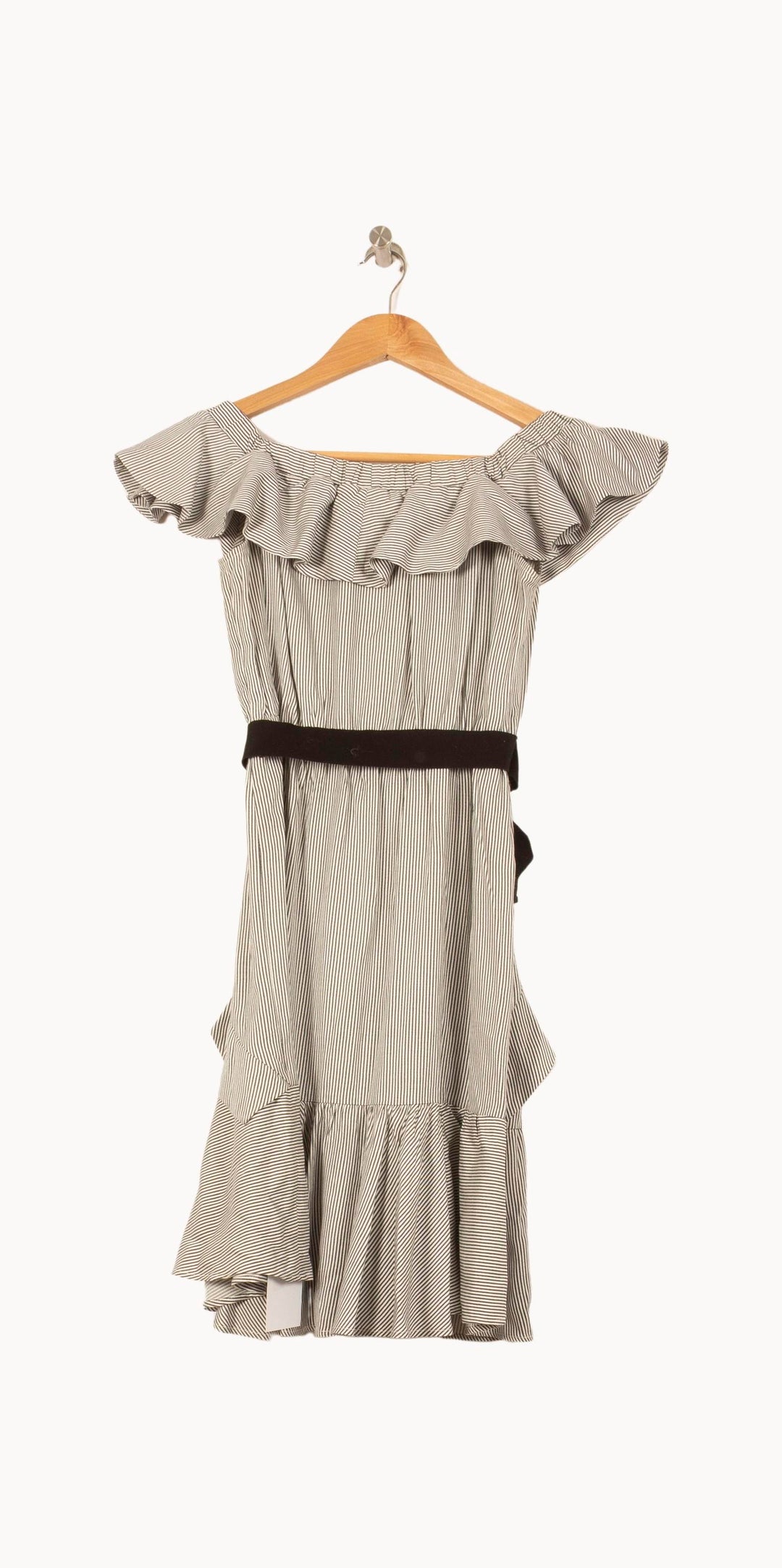 Robe Courte Grise et Noire - Taille M/38 de la marque Maje | PARAD61317 - Vendu par Paradigme - Image 4