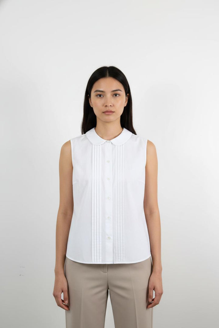 Blouse Sans Manches Blanche - Taille XXL/44