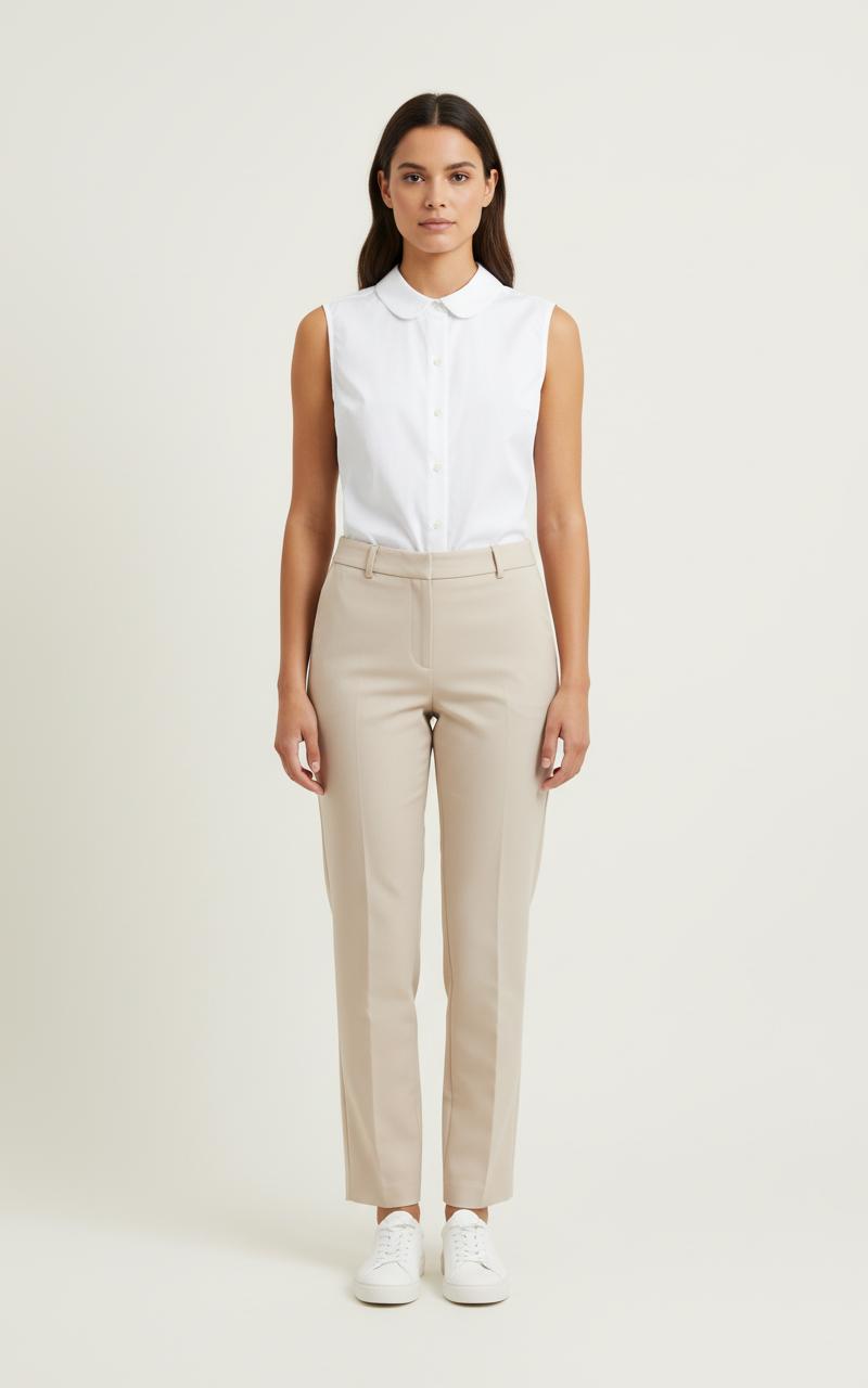 Blouse Sans Manches Blanche - Taille XXL/44 de la marque Agnès b. | PARAD61333 - Vendu par Paradigme - Image 1