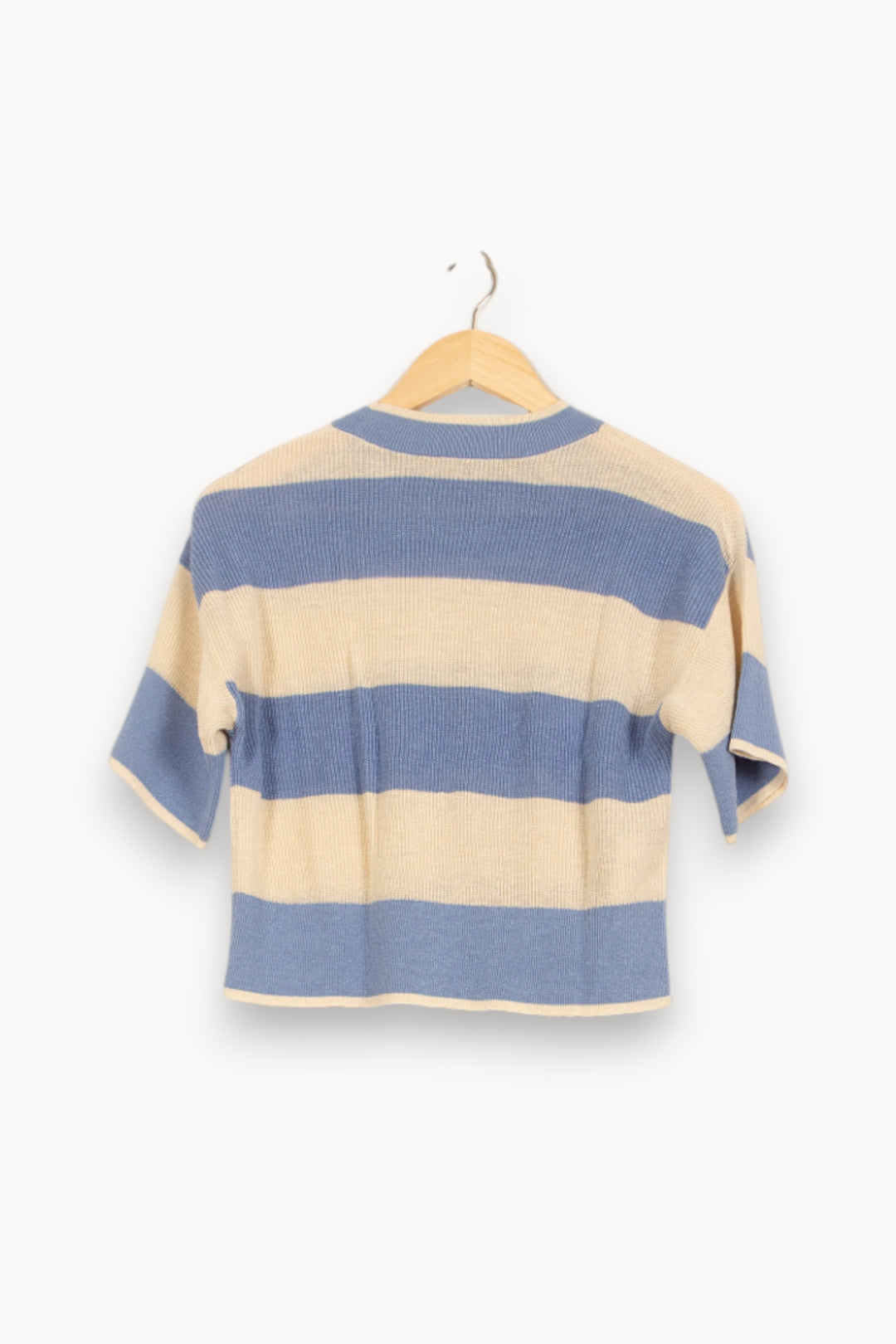 Pull Bleu et Beige - Taille S/36 de la marque Comptoir des Cotonniers | PARAD61340 - Vendu par Paradigme - Image 4