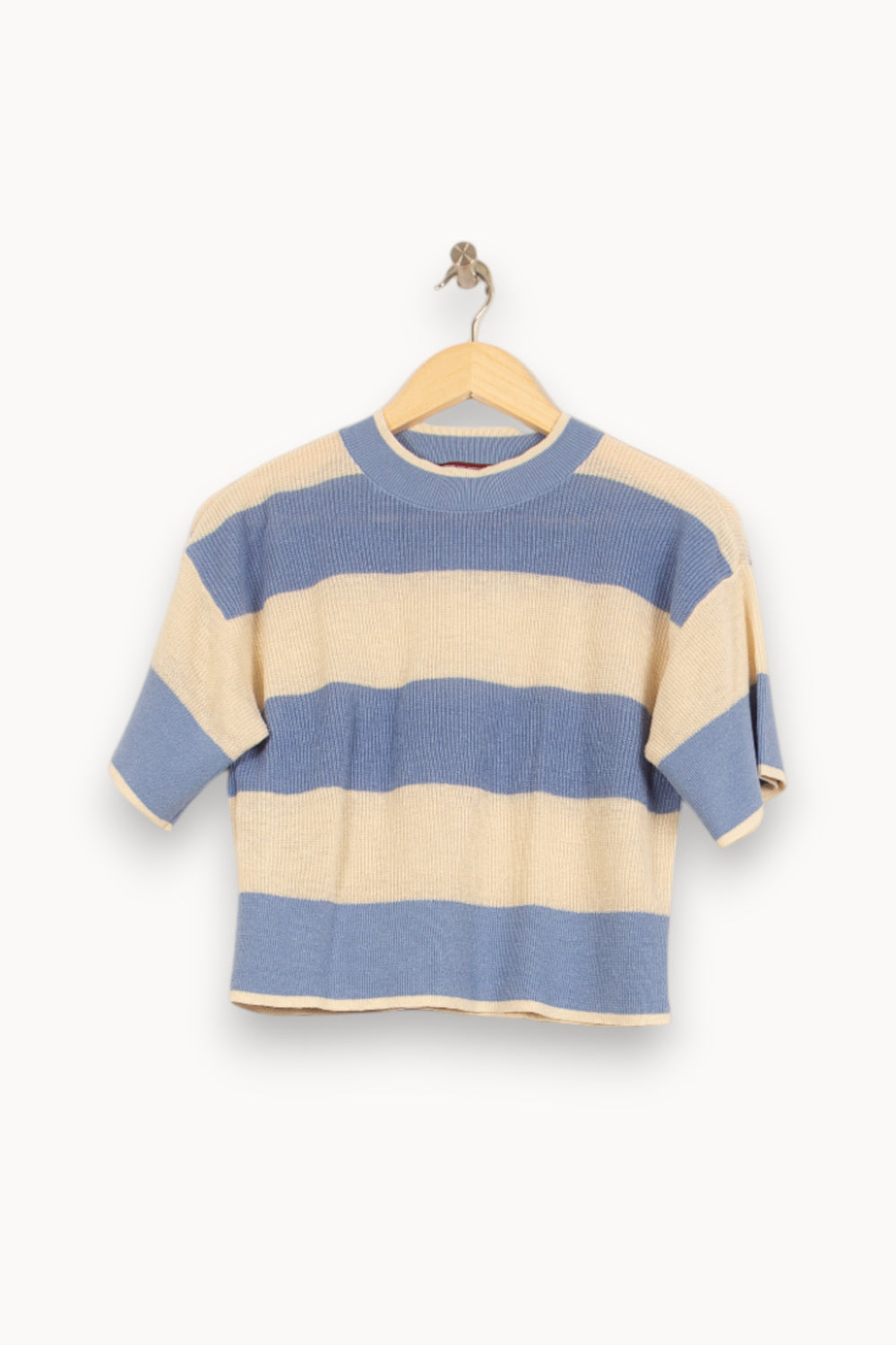 Pull Bleu et Beige - Taille S/36 de la marque Comptoir des Cotonniers | PARAD61340 - Vendu par Paradigme - Image 2