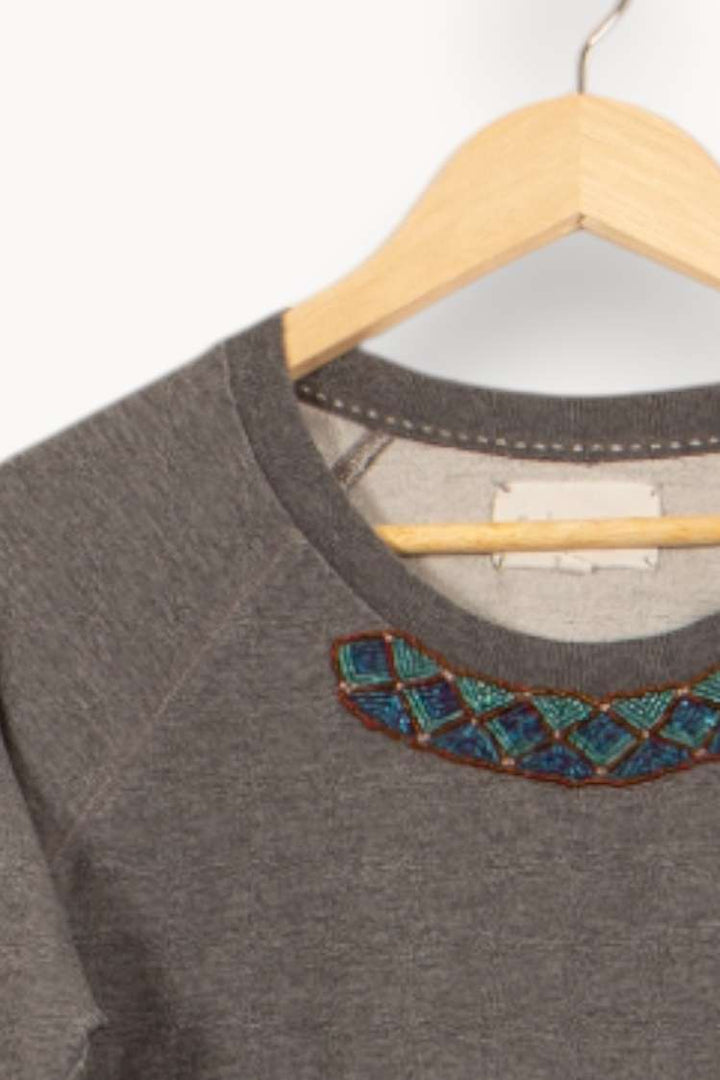 Sweat Gris - Taille M/38 de la marque Sud express | PARAD61352 - Vendu par Paradigme - Image 3