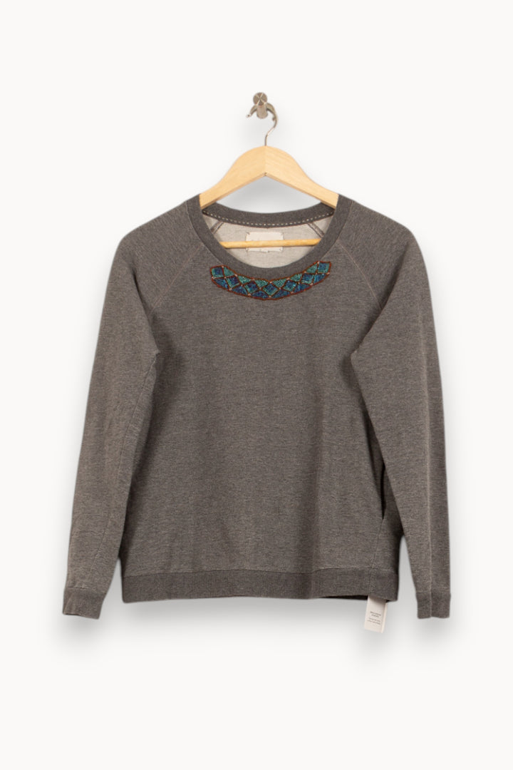 Sweat Gris - Taille M/38 de la marque Sud express | PARAD61352 - Vendu par Paradigme - Image 2