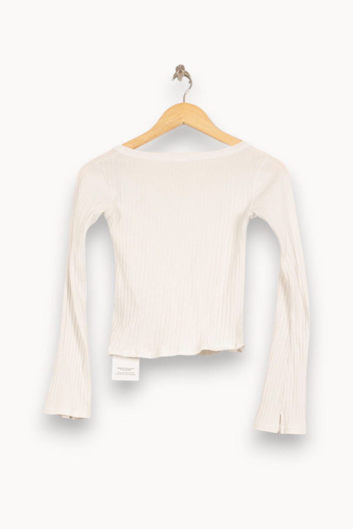 Top Blanc - Taille XS/34 de la marque ba&sh | PARAD61361 - Vendu par Paradigme - Image 4