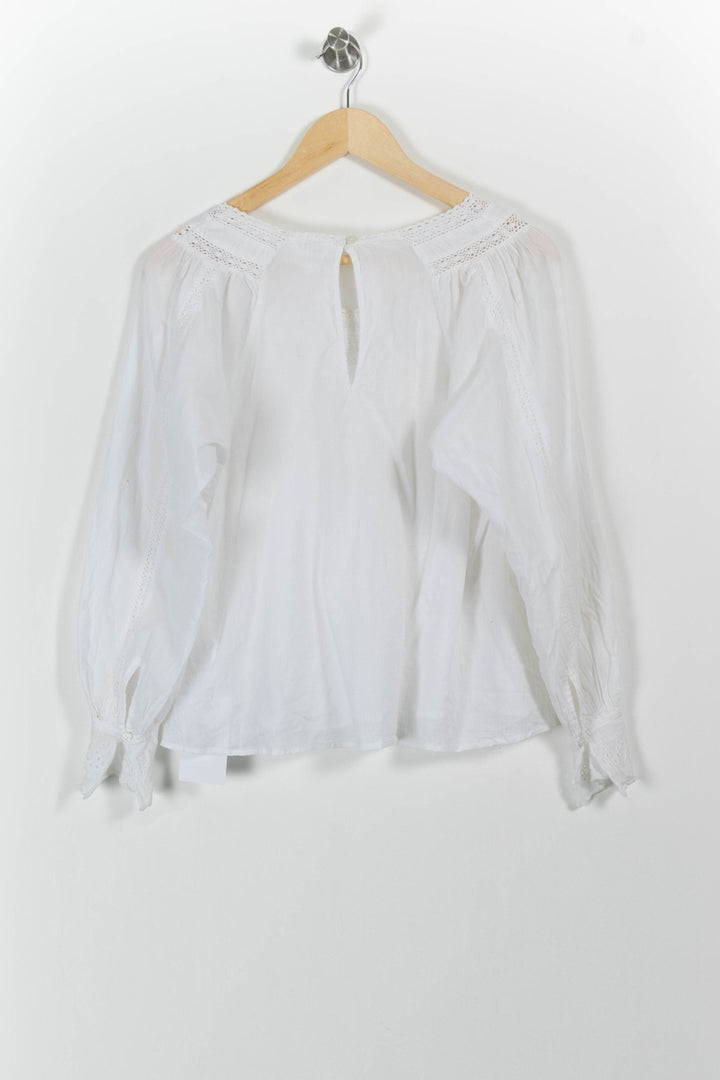 Blouse Blanche - Taille S/36 de la marque Sud express | PARAD61369 - Vendu par Paradigme - Image 4