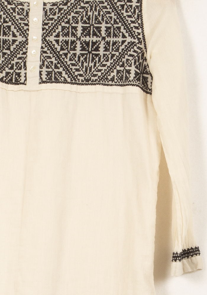 Blouse Blanche et Noire - Taille XS/34 de la marque ba&sh | PARAD61379 - Vendu par Paradigme - Image 3