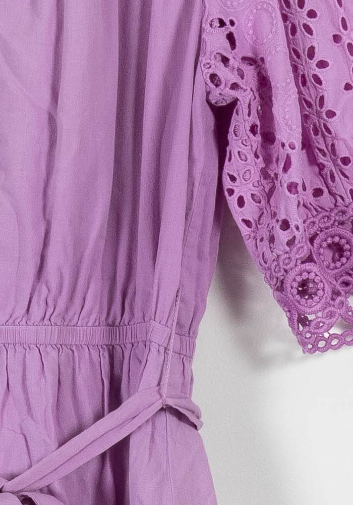 Robe Midi Violette - Taille S/36 de la marque Suncoo | PARAD61387 - Vendu par Paradigme - Image 3