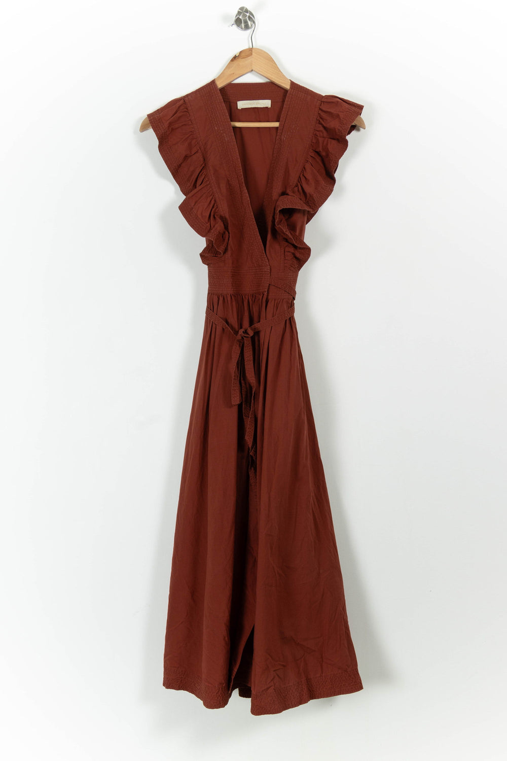 Robe Longue Marron - Taille S/36 de la marque Vanessa Bruno | PARAD61389 - Vendu par Paradigme - Image 2