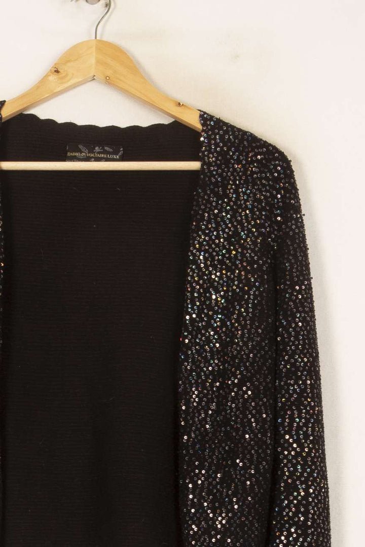 Boléro Noir - Taille S/36 de la marque Zadig&Voltaire | PARAD61394 - Vendu par Paradigme - Image 3