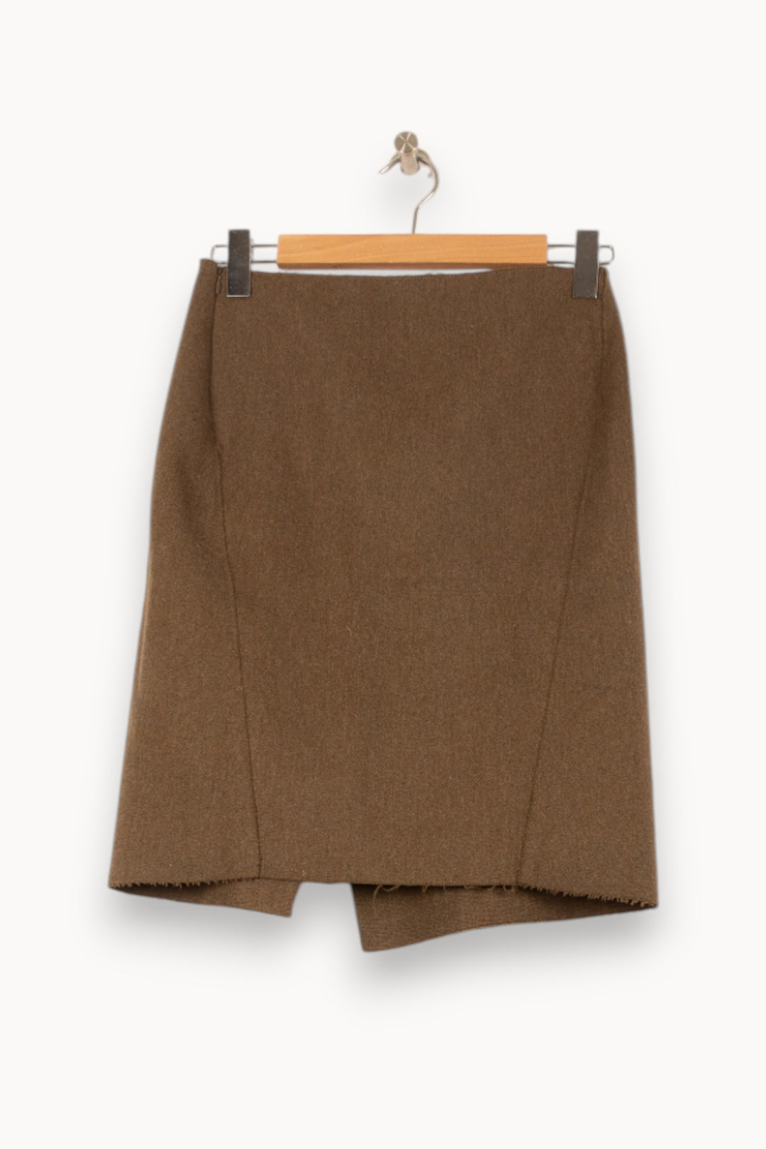 Jupe Midi Marron - Taille S/36 de la marque Joseph | PARAD61395 - Vendu par Paradigme - Image 4