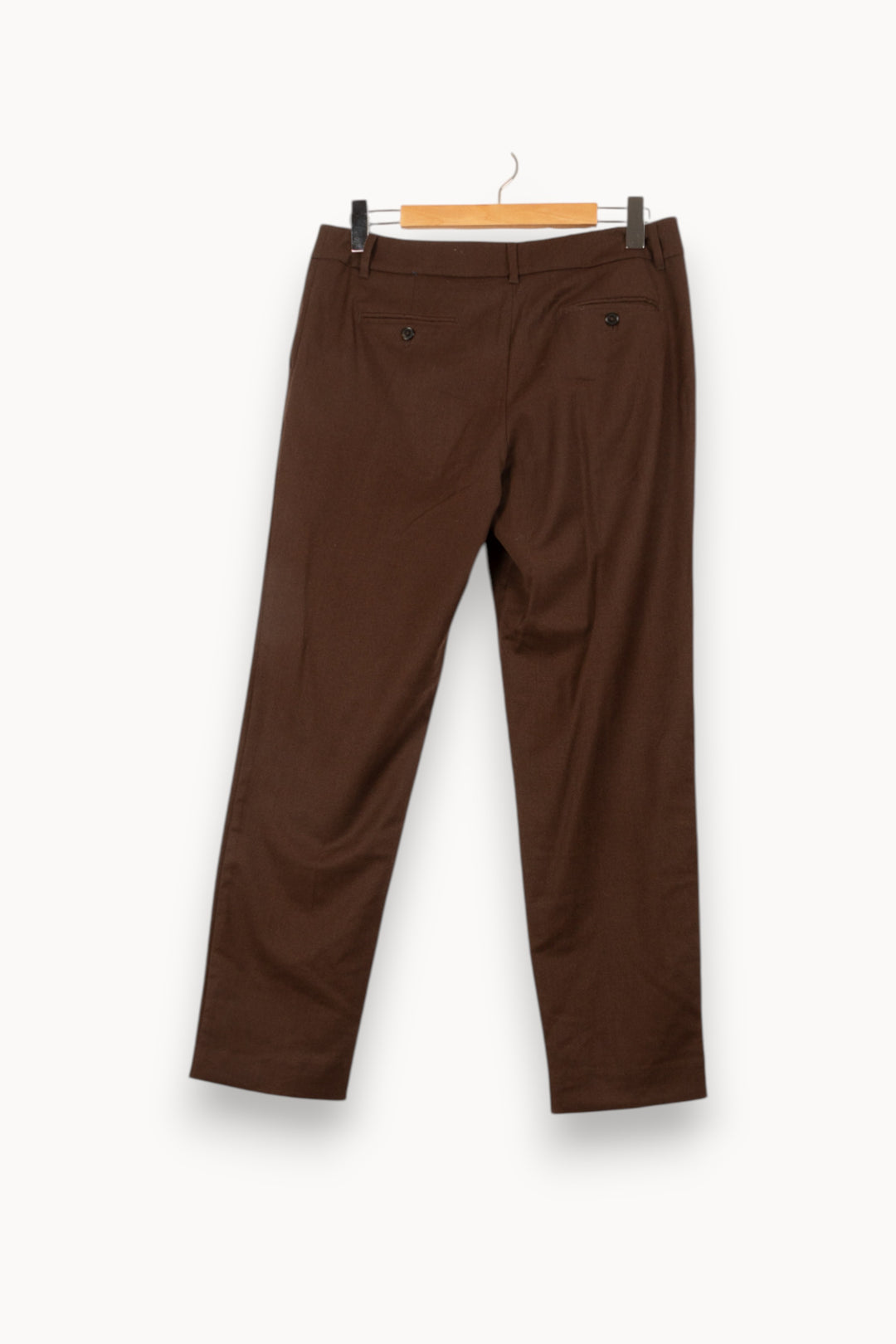 Pantalon Marron - Taille XXL/44 de la marque Max Mara | PARAD61399 - Vendu par Paradigme - Image 4