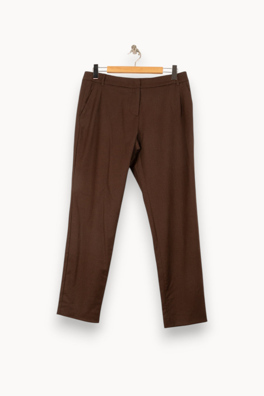 Pantalon Marron - Taille XXL/44 de la marque Max Mara | PARAD61399 - Vendu par Paradigme - Image 2
