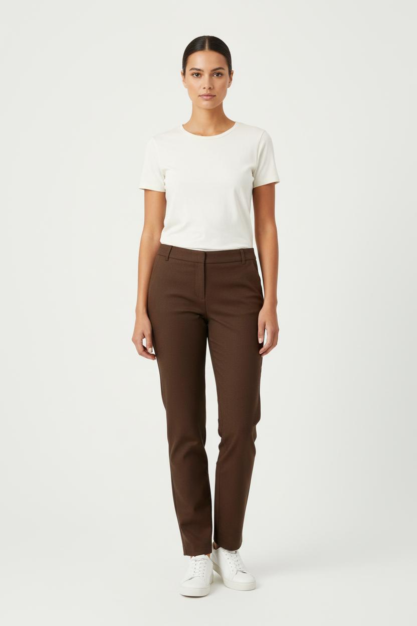 Pantalon Marron - Taille XXL/44 de la marque Max Mara | PARAD61399 - Vendu par Paradigme - Image 1
