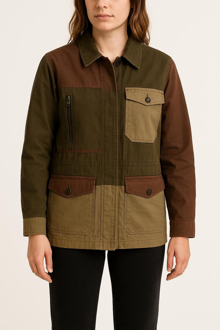 Veste Verte et Marron - Taille S/36 de la marque Zadig&Voltaire | PARAD61407 - Vendu par Paradigme - Image 1