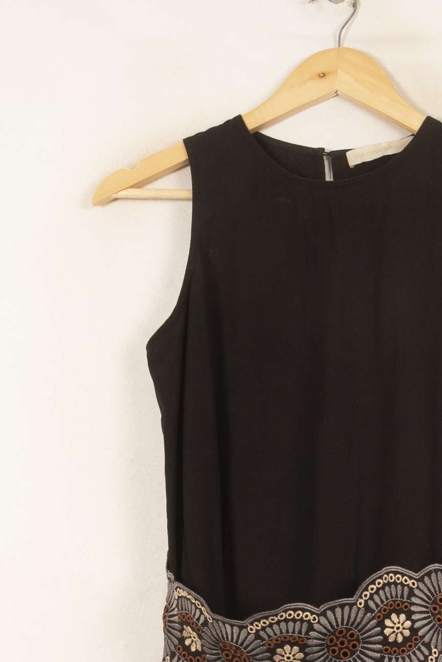 Robe Longue Noire et Beige - Taille S/36 de la marque Vanessa Bruno | PARAD61408 - Vendu par Paradigme - Image 3