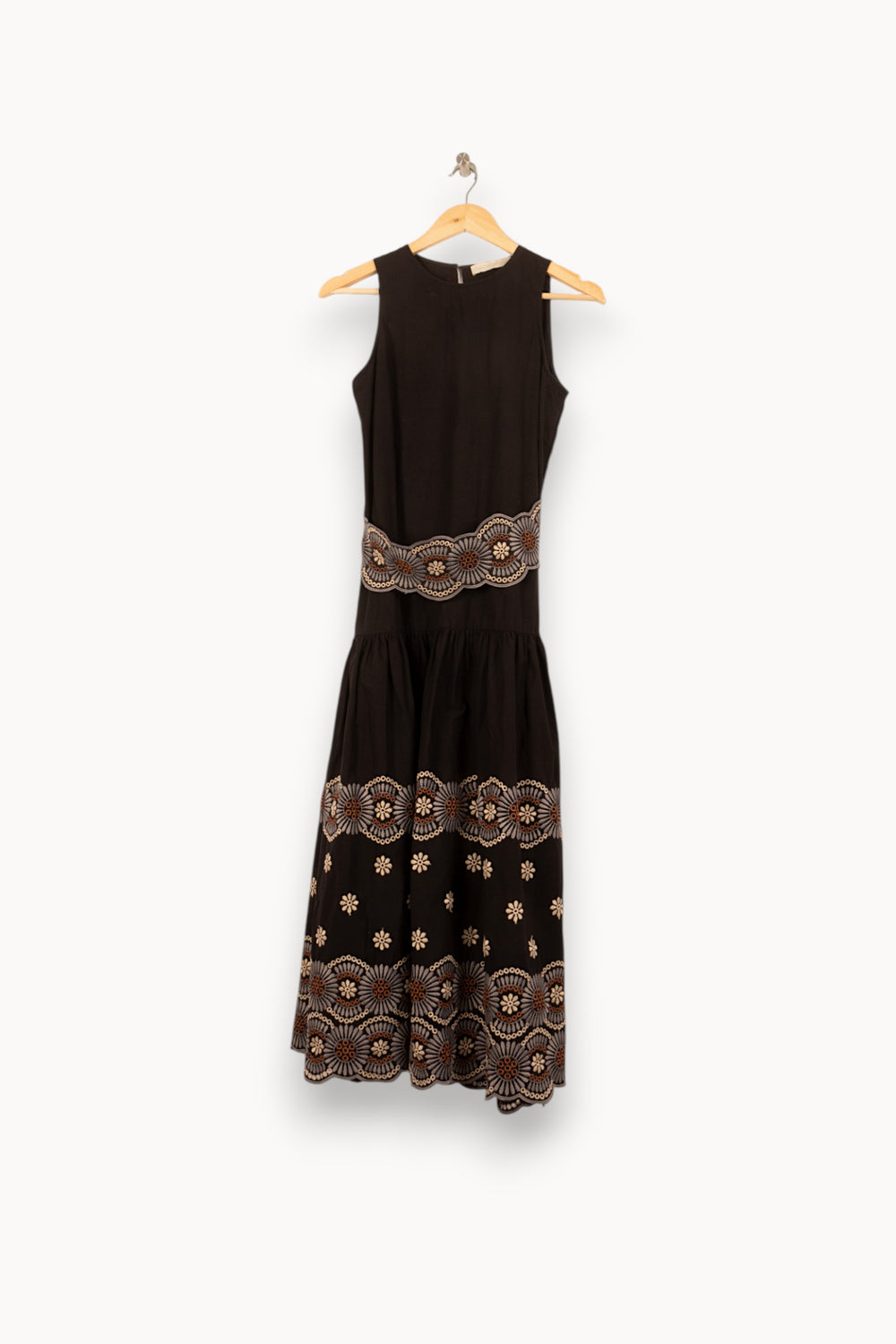 Robe Longue Noire et Beige - Taille S/36 de la marque Vanessa Bruno | PARAD61408 - Vendu par Paradigme - Image 2