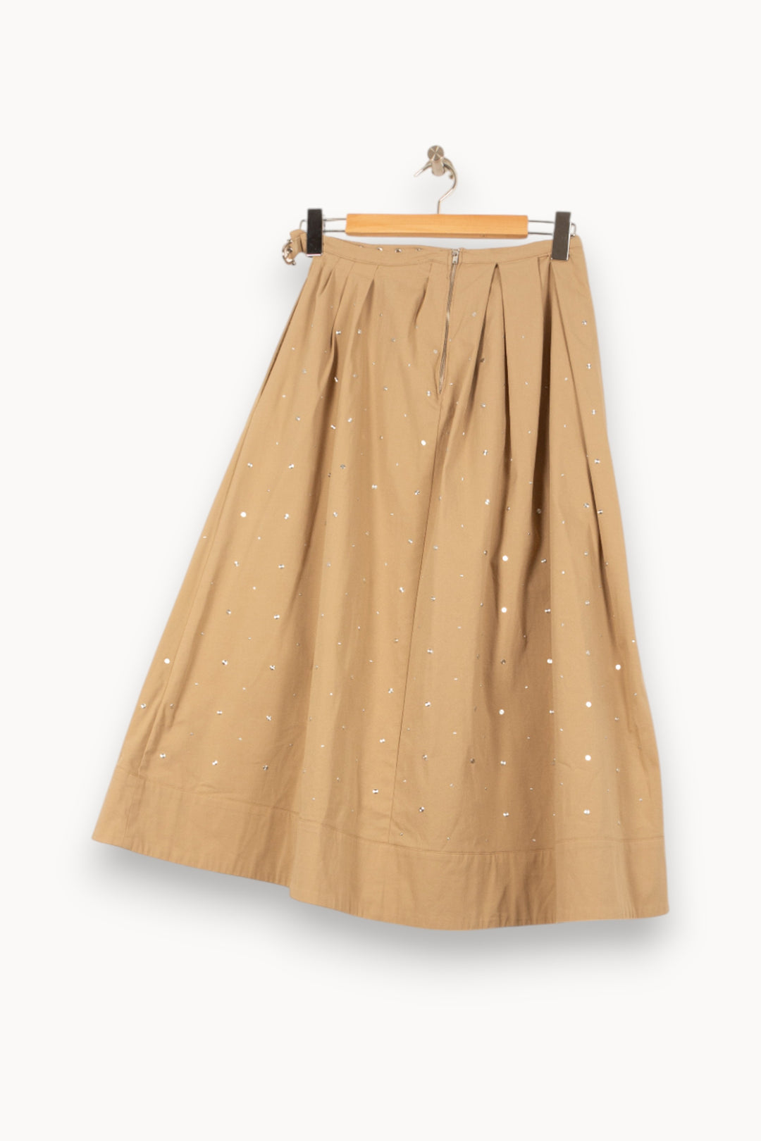Jupe Évasée Beige - Taille S/36 de la marque Maje | PARAD61409 - Vendu par Paradigme - Image 4