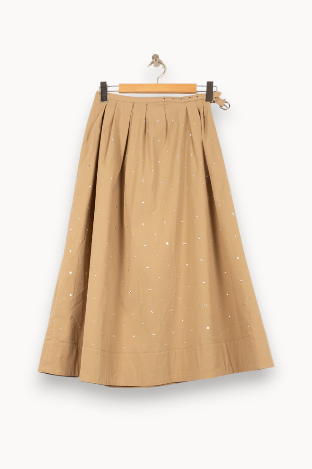 Jupe Évasée Beige - Taille S/36 de la marque Maje | PARAD61409 - Vendu par Paradigme - Image 2