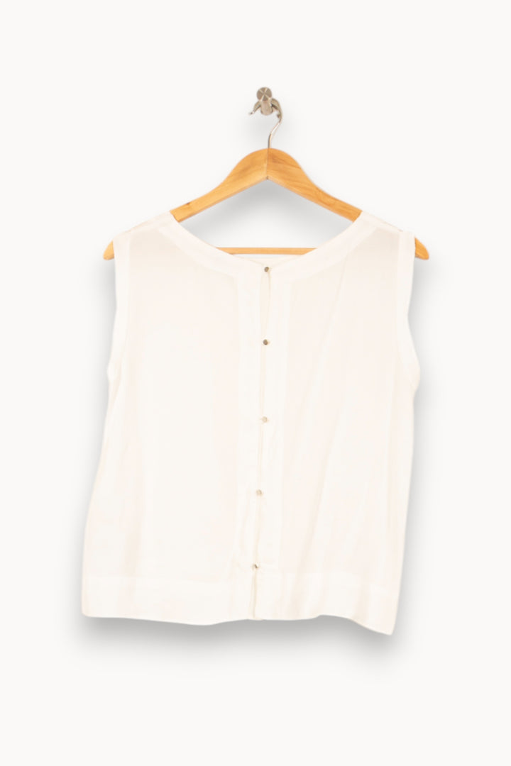 Débardeur Blanc - Taille S/36 de la marque Suncoo | PARAD61414 - Vendu par Paradigme - Image 4
