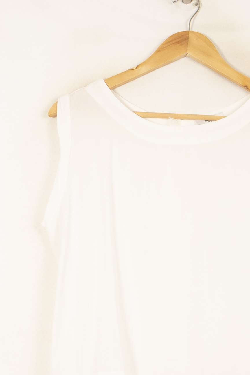 Débardeur Blanc - Taille S/36 de la marque Suncoo | PARAD61414 - Vendu par Paradigme - Image 3