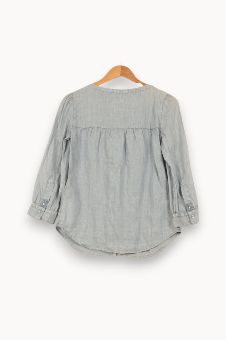 Blouse Bleue - Taille S/36 de la marque Closed | PARAD61428 - Vendu par Paradigme - Image 4