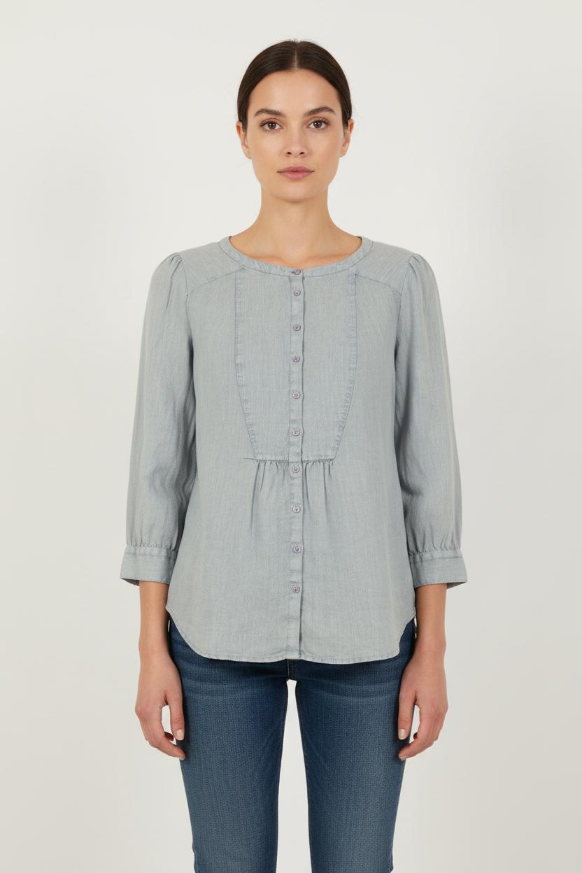 Blouse Bleue - Taille S/36