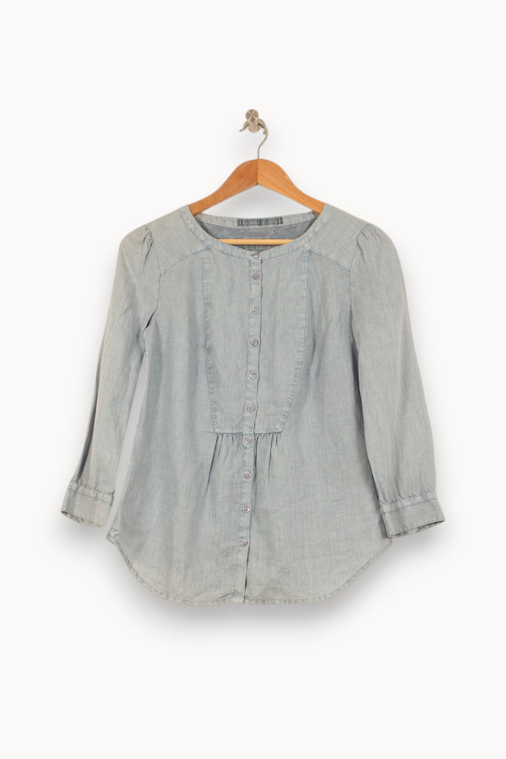 Blouse Bleue - Taille S/36 de la marque Closed | PARAD61428 - Vendu par Paradigme - Image 2