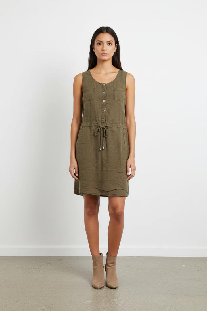 Robe Sans Manches Verte - Taille M/38