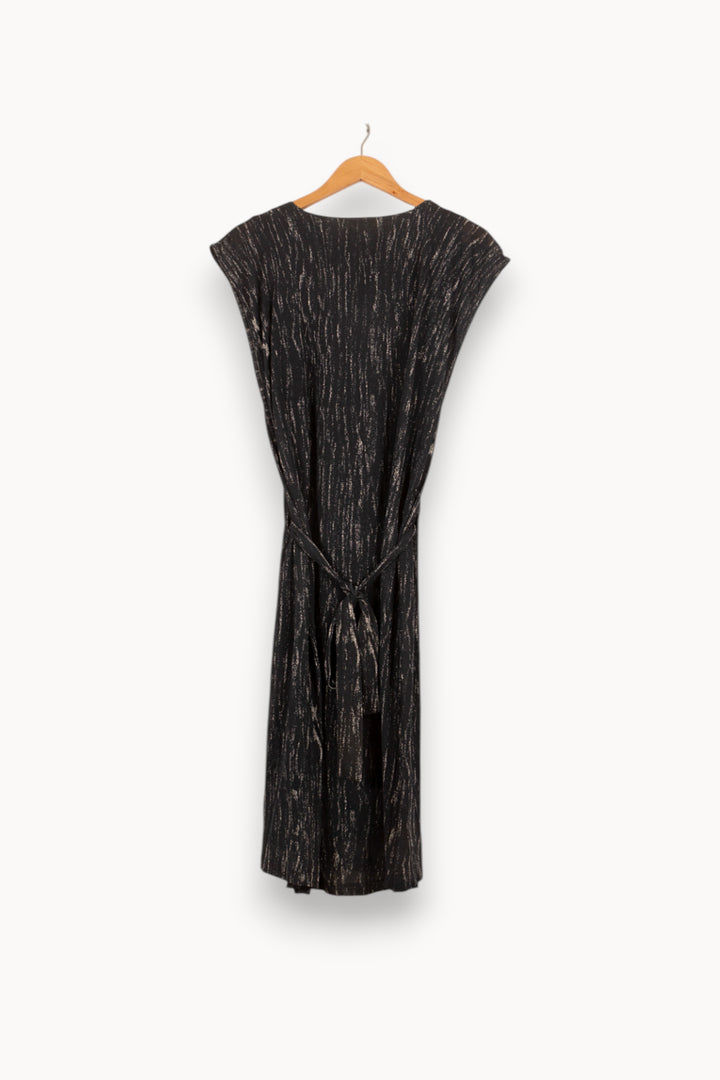 Robe Midi Noire et Argentée - Taille M/38 de la marque Filippa K | PARAD61431 - Vendu par Paradigme - Image 4