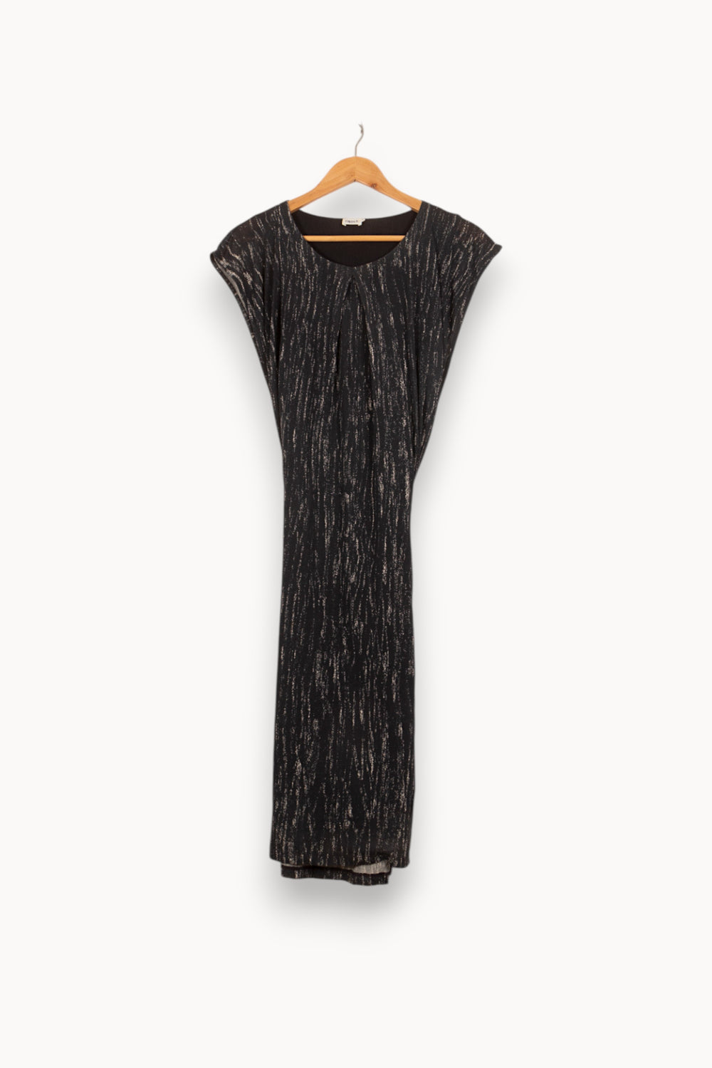 Robe Midi Noire et Argentée - Taille M/38 de la marque Filippa K | PARAD61431 - Vendu par Paradigme - Image 2