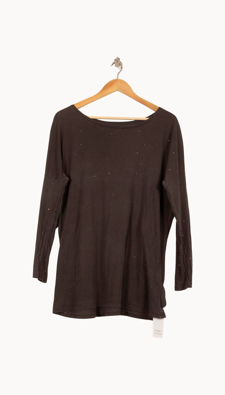 Tee-shirt Manches Longues Gris - Taille L/40 de la marque Des petits hauts | PARAD61437 - Vendu par Paradigme - Image 2