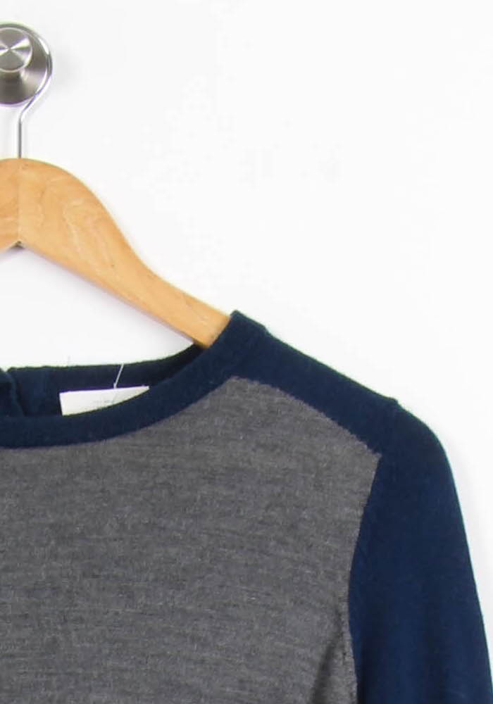 Pull Bleu Gris et Beige - Taille S/36 de la marque Sézane | PARAD61439 - Vendu par Paradigme - Image 3