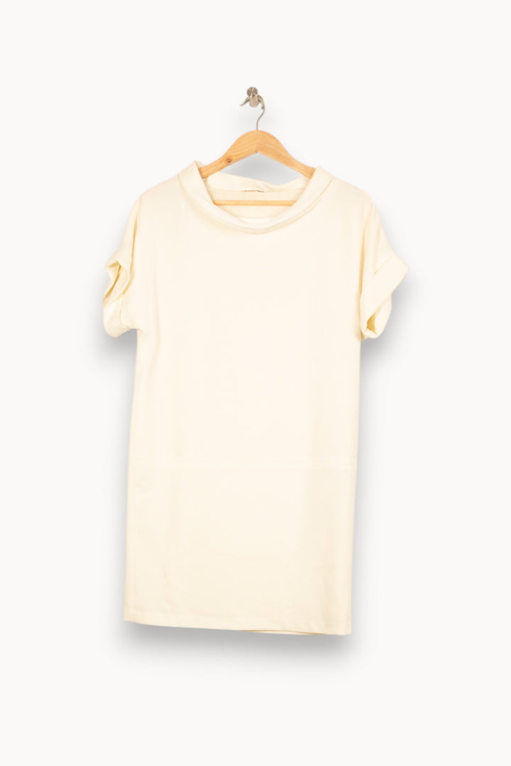 Robe T-shirt Blanche - Taille S/36