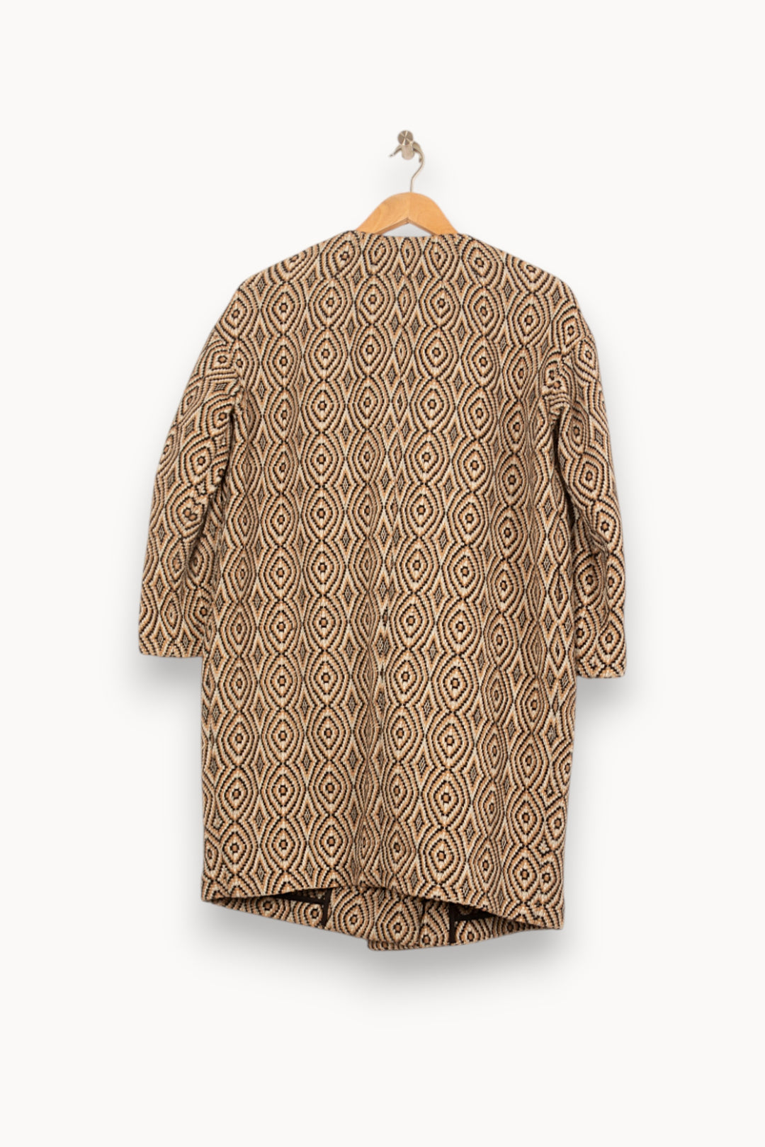 Manteau Beige et Noir - Taille S/36 de la marque Isabel Marant étoile | PARAD61459 - Vendu par Paradigme - Image 4