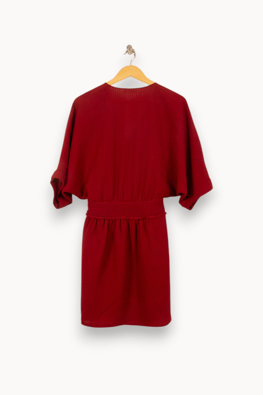 Robe Cache-Cœur Rouge - Taille XS/34 de la marque ba&sh | PARAD61462 - Vendu par Paradigme - Image 4