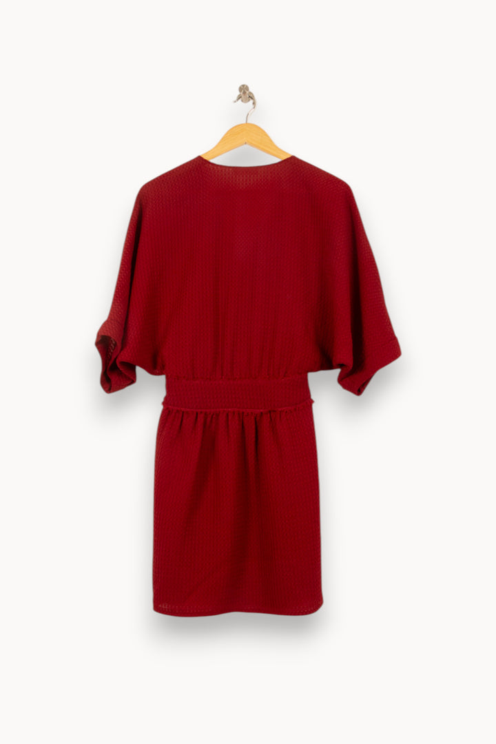 Robe Cache-Cœur Rouge - Taille XS/34 de la marque ba&sh | PARAD61462 - Vendu par Paradigme - Image 4