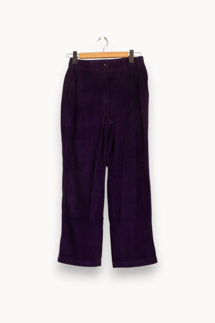 Pantalon Violet - Taille S/36 de la marque Caroll | PARAD61479 - Vendu par Paradigme - Image 2