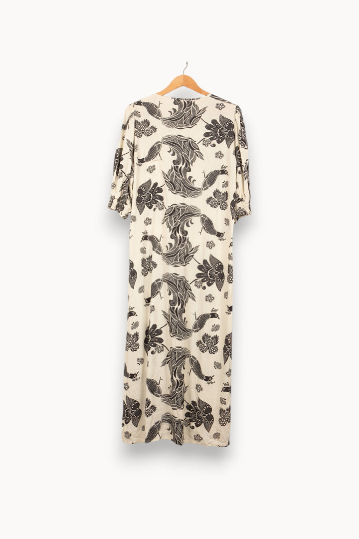 Robe Longue Blanche et Noire - Taille M/38 de la marque Imprevu | PARAD61480 - Vendu par Paradigme - Image 4