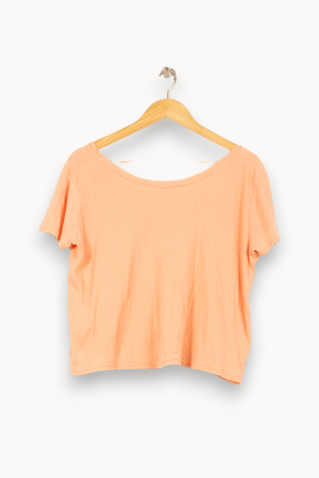 T-shirt Orange - Taille XS/34 de la marque American Vintage | PARAD61484 - Vendu par Paradigme - Image 4